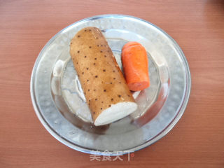 Fried Yam with Egg recipe