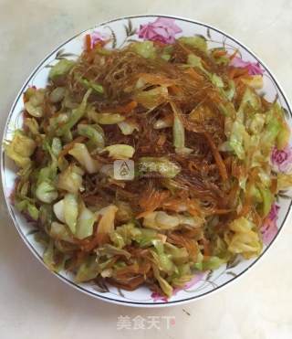 Stir-fried Vermicelli with Cabbage recipe
