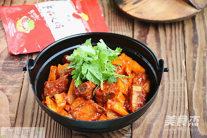 Lotus Root Spare Ribs with Tomato Sauce recipe