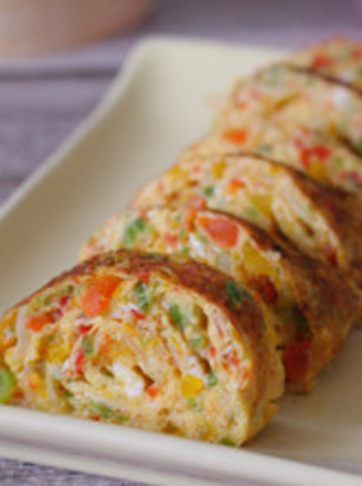 Colorful Quail Egg Rolls recipe