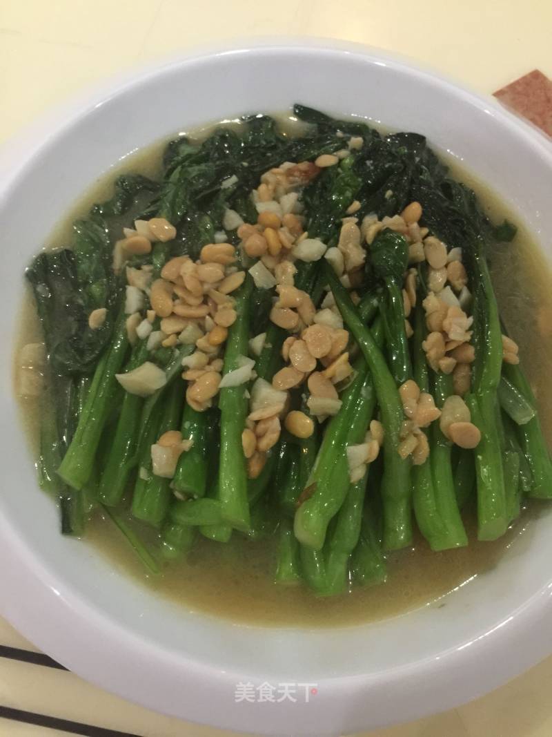 Stir-fried Choy Sum with Soy Sauce and Garlic recipe