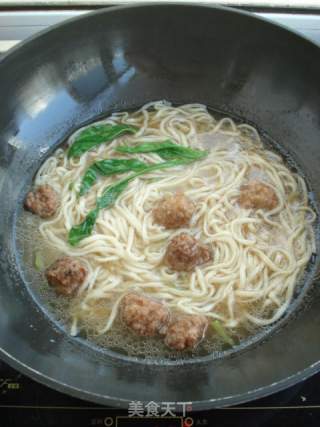 Meatball Noodle Soup recipe