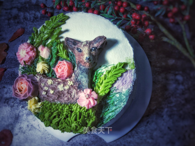 # Fourth Baking Contest and is Love to Eat Festival# Son of Forest-three-dimensional Decorated Cake recipe
