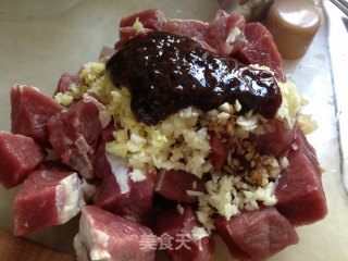 【pleurotus Eryngii Garlic Veal】 recipe