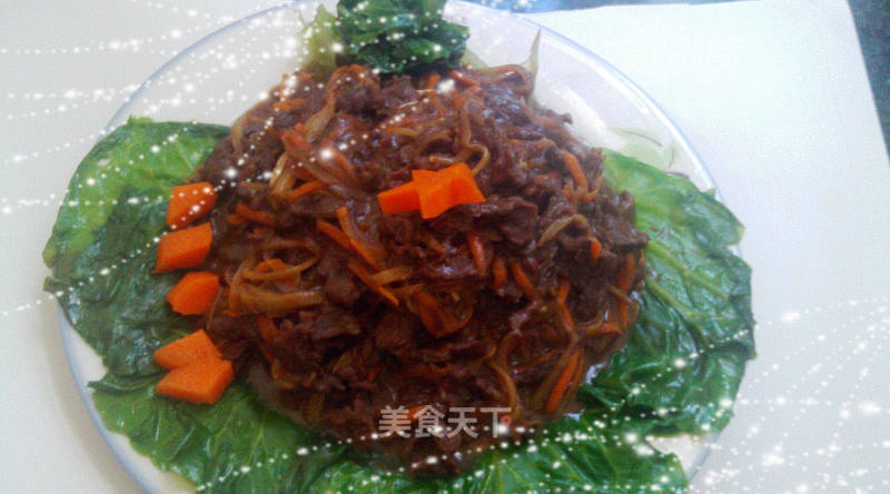 Stir-fried Shredded Beef with Ginger