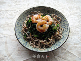 Shrimp Soba Cold Noodles recipe