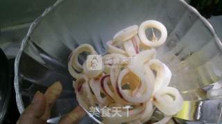 Black Pepper Three Color Squid Ring recipe