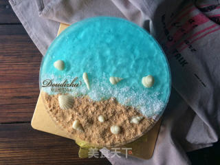 #aca Fourth Session Baking Contest# Making Erotic Blue Ocean Mousse recipe