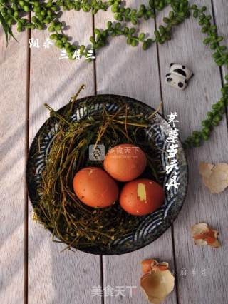 March 3 ~ Shepherd's Purse Boiled Eggs recipe