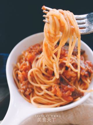 Spaghetti with Meat Sauce (with Meat Sauce) recipe