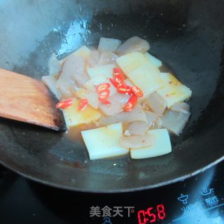 Spicy Two-color Tofu recipe