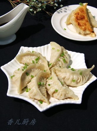 Fresh Bamboo Shoots and Pork Dumplings recipe