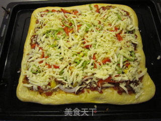 Let You Love Enough at A Time-big Square Pizza recipe