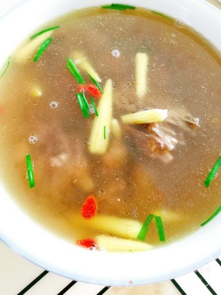 Corn Bamboo Shoots Cuttlefish Lao Duck Soup recipe