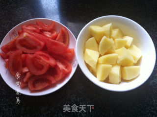 Stewed Beef Brisket with Tomato and Potato recipe