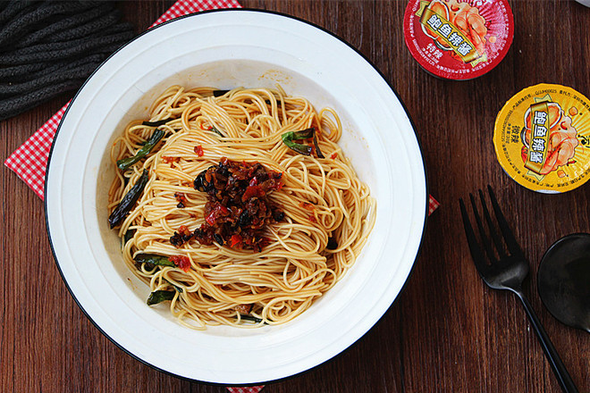 Abalone and Scallops Xo Spicy Sauce Noodles recipe