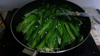 Stir-fried Lettuce with Oyster Sauce recipe