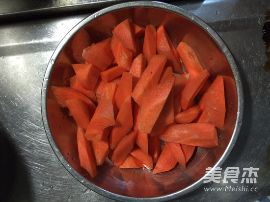 Fried Yuba with Carrots recipe