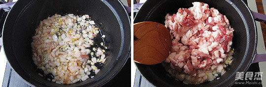 Onion Braised Pork Rice recipe