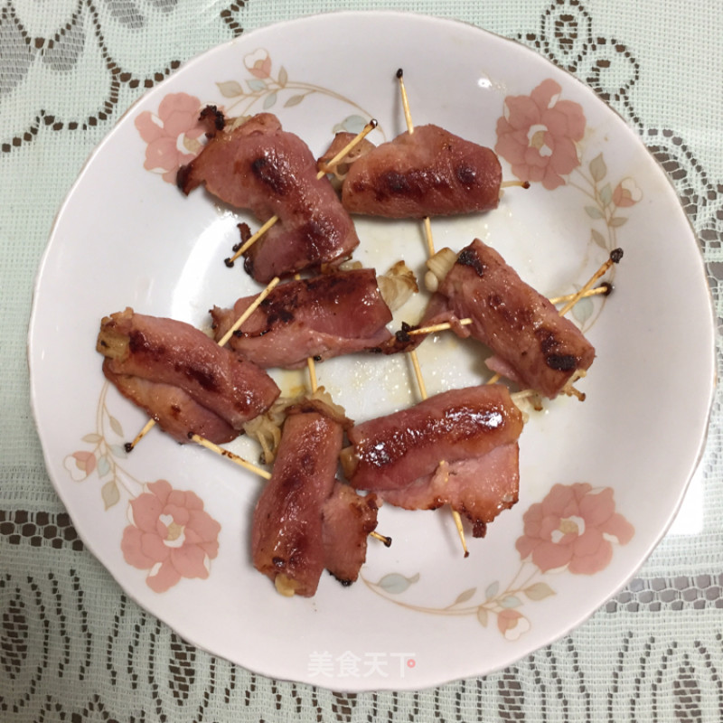 Bacon Enoki Mushroom Roll recipe