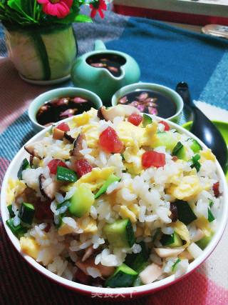 Assorted Egg Fried Rice recipe