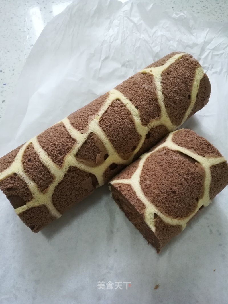 Giraffe Cake Roll recipe