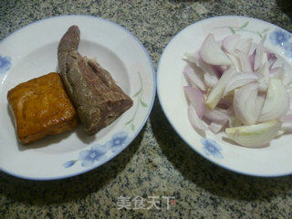 Stir-fried Pork Lung with Fragrant Dried Onion recipe