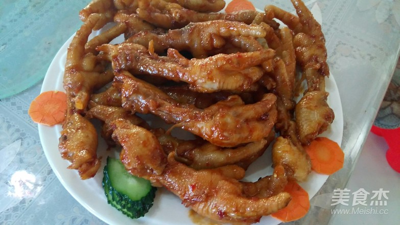 Sweet and Spicy Chicken Feet recipe