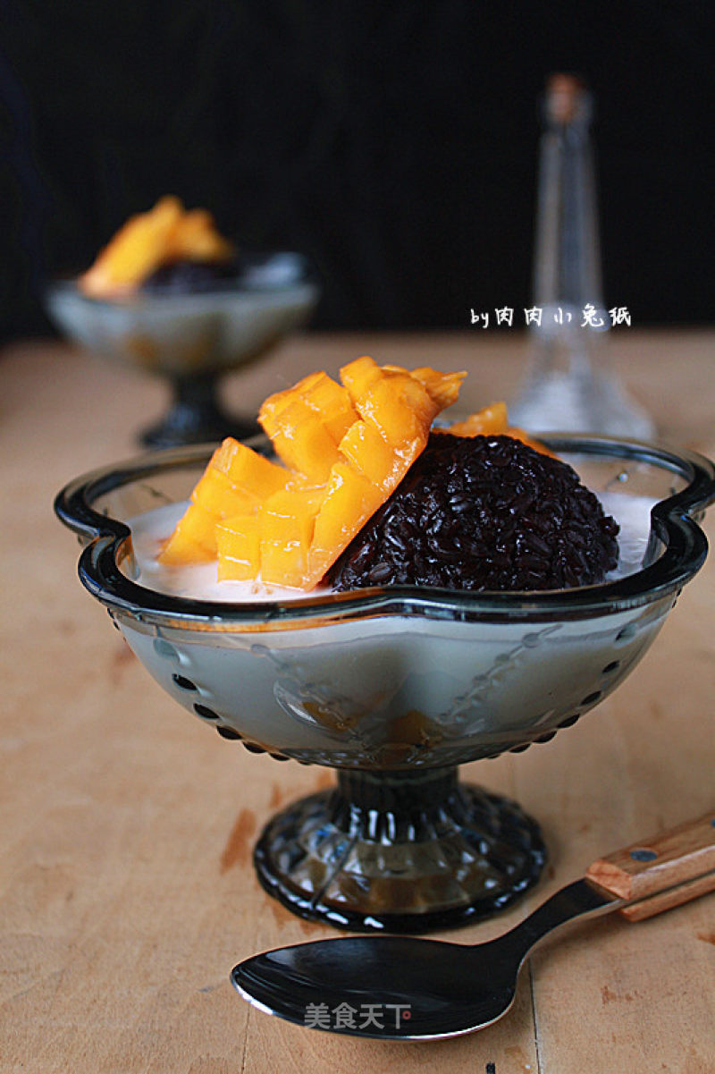 [mango White Snow Black Glutinous Rice] Classic Hong Kong-style Desserts recipe
