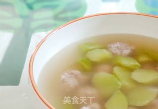 Lettuce Meatball Soup recipe