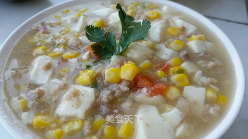 Corn Tofu Soup recipe
