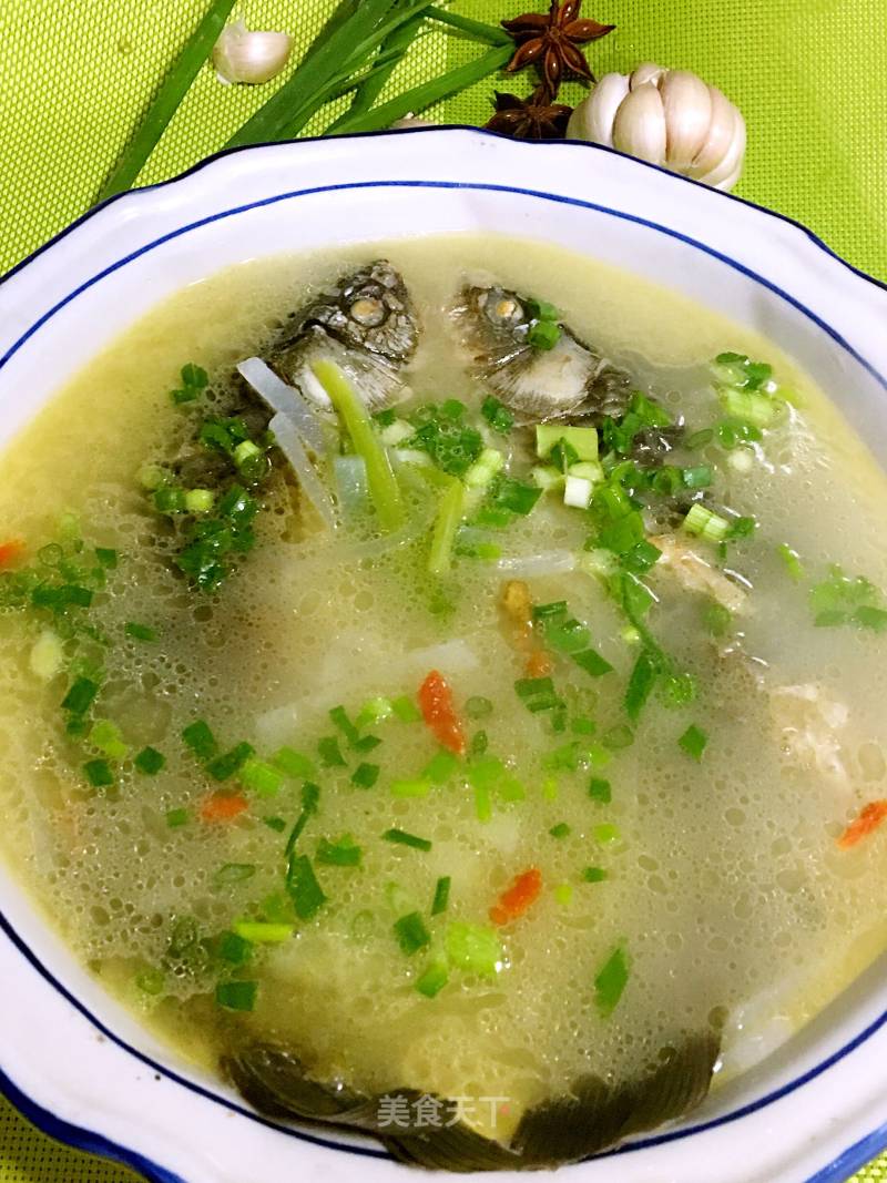 #信之美# Carp Soup with Shredded Carrot recipe