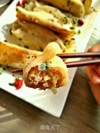 Cabbage Pork Minced Pot Stickers recipe