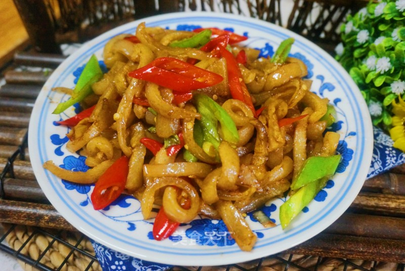 Spicy Fried Pork Skin recipe