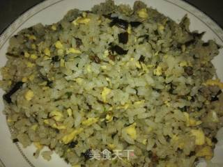 Fried Rice with Olive Vegetable and Egg recipe