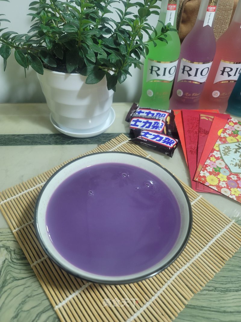Purple Sweet Potato Soy Milk recipe
