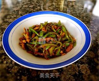 Green Pepper Shredded Pork recipe