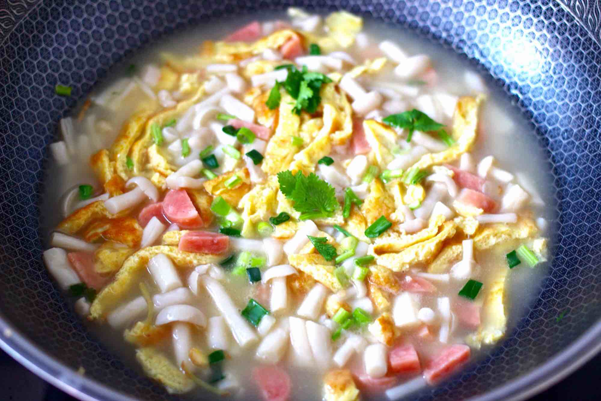 Seafood Mushroom Egg Soup recipe