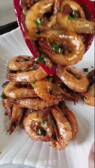 Spicy Shrimp with Salt and Pepper recipe