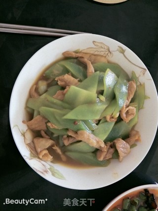 Green Bamboo Shoots Pork Slices recipe