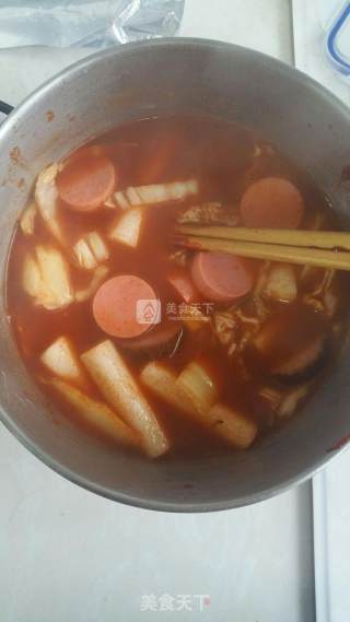 Korean Spicy Stir-fried Rice Cake recipe