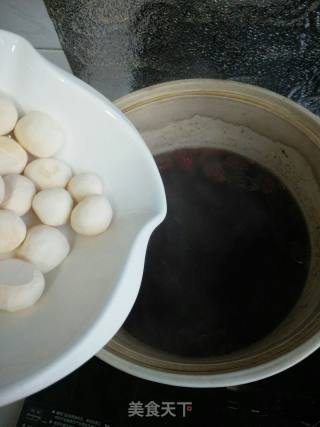 Red Dates and Red Beans Boiled Glutinous Rice Balls recipe