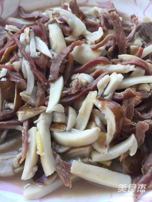 Stir-fried Ham with Matsutake recipe