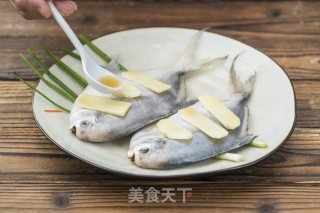 Scallion Pomfret recipe