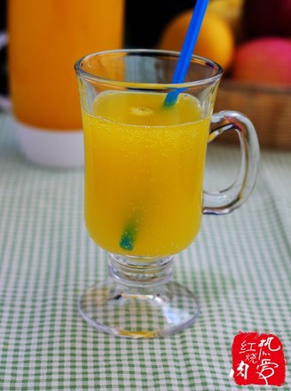 Mango Sparkling Water Ice Drink