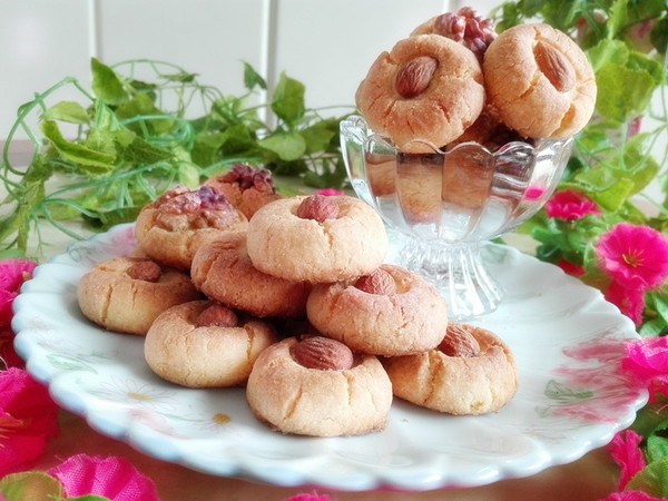 Almond Walnut Egg Yolk Cookies (vegetable Oil Version) recipe