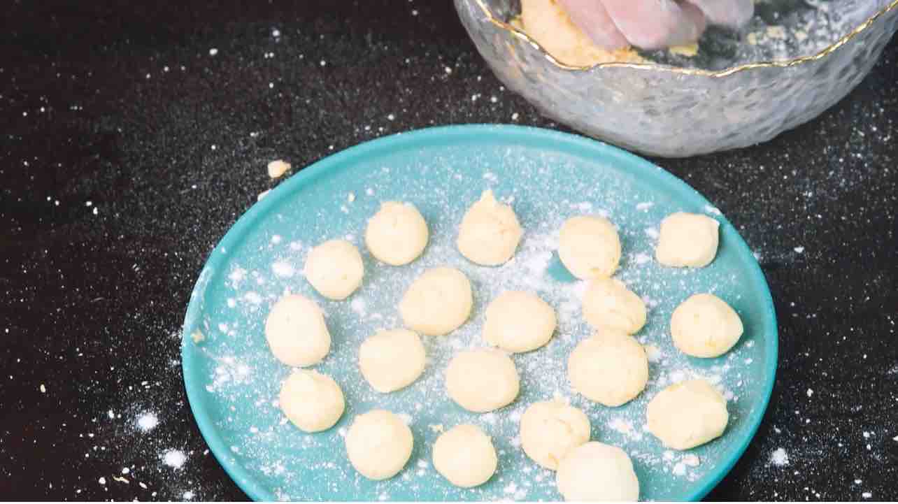 Honey Pumpkin Glutinous Rice Balls#冬至大如年# recipe