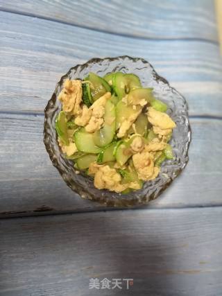 Fried Cucumber with Egg recipe