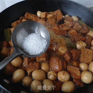 Appetizing Food-quail Egg Tofu Stew recipe
