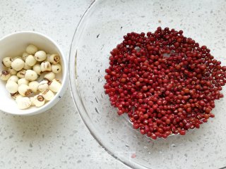 Red Bean and Lotus Seed Xiaoyuanzi Soup recipe